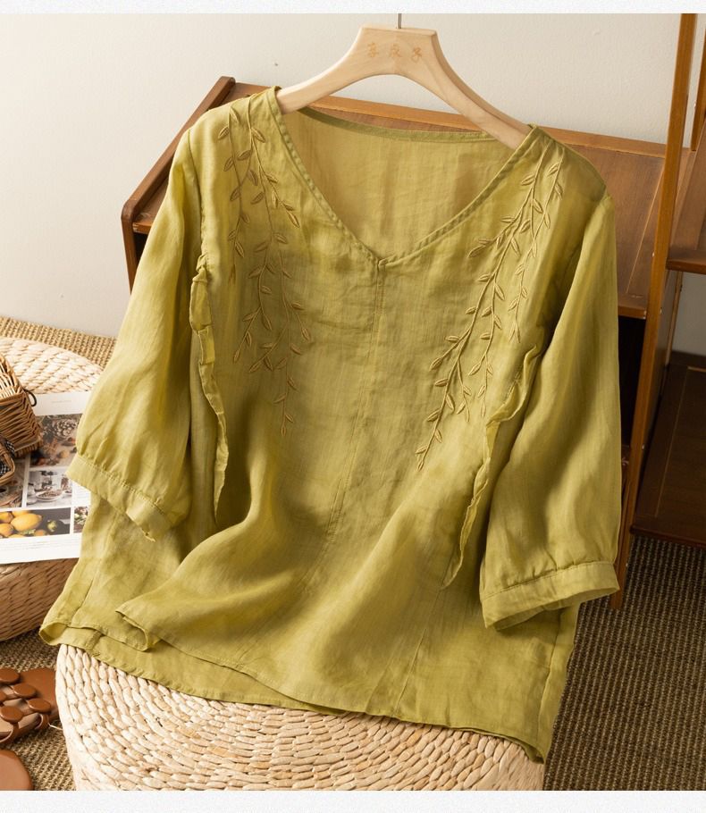 Cotton and linen shirts