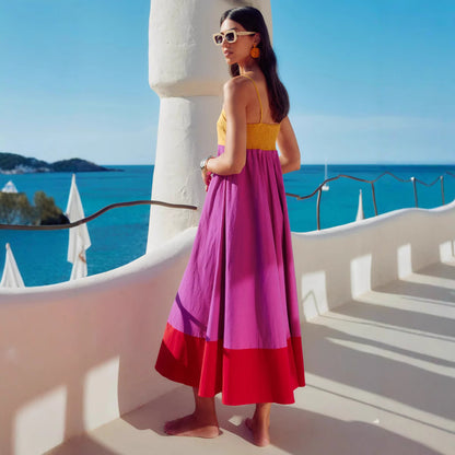 Cross-border Seaside Vacation Style Long Dress