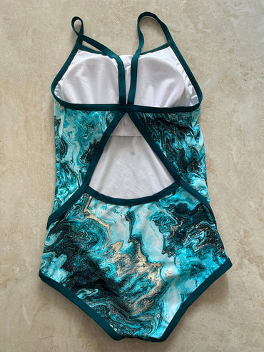 Retro Fashion and Thin Professional Racing Swimsuit
