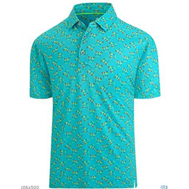 MEN PRINTED POLO